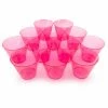 Bachelorette.com Drinking Supplies Neon Pink Tumbler Cups - 25