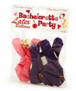 Bachelorette.com Pink And Purple Bachelorette Party Balloons - 12 Bachelorette Party Supplies
