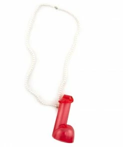 Bachelorette.com Penis Shot Glass On A Pearl Necklace Bachelorette Party Supplies