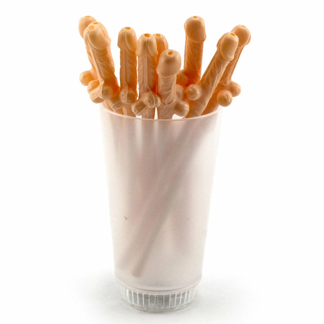 Bachelorette.com Bachelorette Party Supplies 10 Penis Straws - Have A Giant Suck Festival 1 Bachelorette.com Bachelorette Party Supplies 10 Penis Straws - Have A Giant Suck Festival