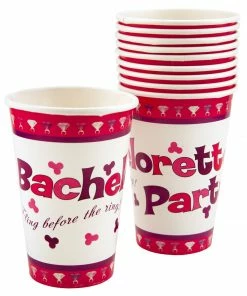 Bachelorette.com Shot Glasses, Mugs, Etc. Pink And Purple Penis Cups - 10