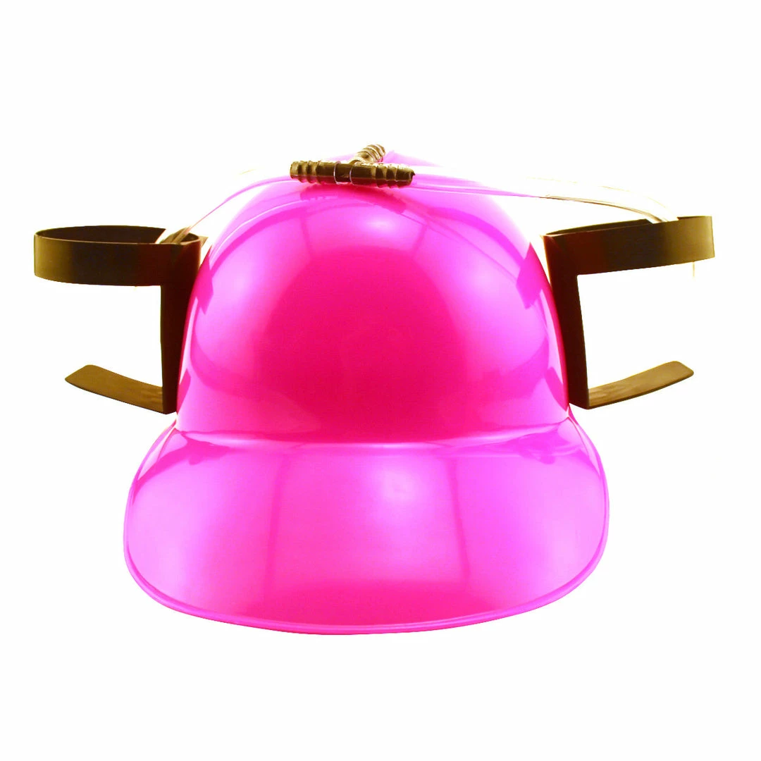 Bachelorette.com Veils, Tiaras & Hats Pink Drinking Helmet 2 Bachelorette.com Veils, Tiaras & Hats Pink Drinking Helmet