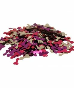 Bachelorette.com Bachelorette Party Supplies Pink & Purple Cockfetti