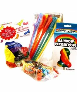 Bachelorette.com Rainbow Bachelorette Party Kit Bachelorette Party Kits