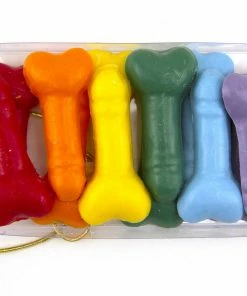 Bachelorette.com Cake Pans And Supplies Rainbow Bite-Size Penis Candies - 12
