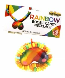 Bachelorette.com Rainbow Boobie Candy Necklace Beads, Boas, And Necklaces