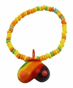 Bachelorette.com Rainbow Boobie Candy Necklace Beads, Boas, And Necklaces