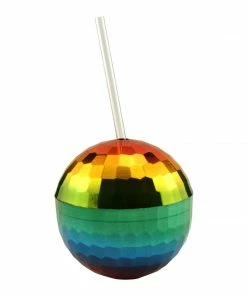Bachelorette.com Rainbow Disco Ball Cup Drinking Supplies