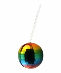 Bachelorette.com Rainbow Disco Ball Cup Drinking Supplies