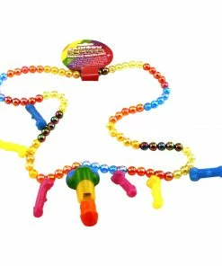 Bachelorette.com Rainbow Pecker Whistle Necklace