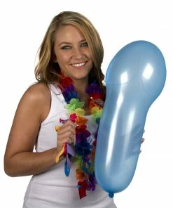Bachelorette.com Bachelorette Party Supplies Rainbow Penis Balloons - 8