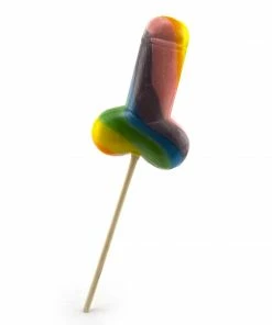Bachelorette.com Rainbow Penis Lollipop