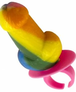 Bachelorette.com Penis Pops Rainbow Penis Ring Pop 10 Bachelorette.com Penis Pops Rainbow Penis Ring Pop