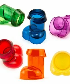 Bachelorette.com Rainbow Penis Shot Glasses - 6 Sale