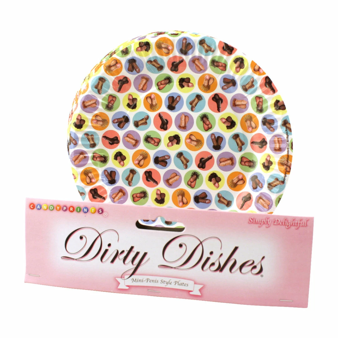 Bachelorette.com RiDICKulously Realistic Penis Plates - 8 Cups, Plates, Napkins 3 Bachelorette.com RiDICKulously Realistic Penis Plates - 8 Cups, Plates, Napkins