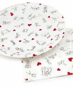 Bachelorette.com Bachelorette Party Supplies Dirty Dishes Sex Position Plates - 8