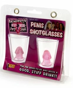 Bachelorette.com Pair Of Penis Shot Glasses