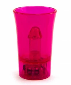 Bachelorette.com Drinking Supplies The Flashing Penis Shot Glass
