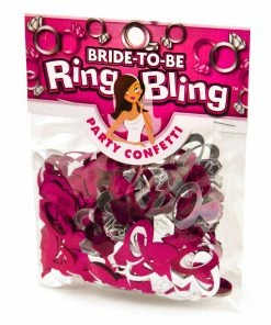 Bachelorette.com Decorations Wedding Ring Confetti